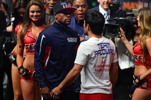 Boxing: Mayweather vs Pacquiao-Weigh Ins
