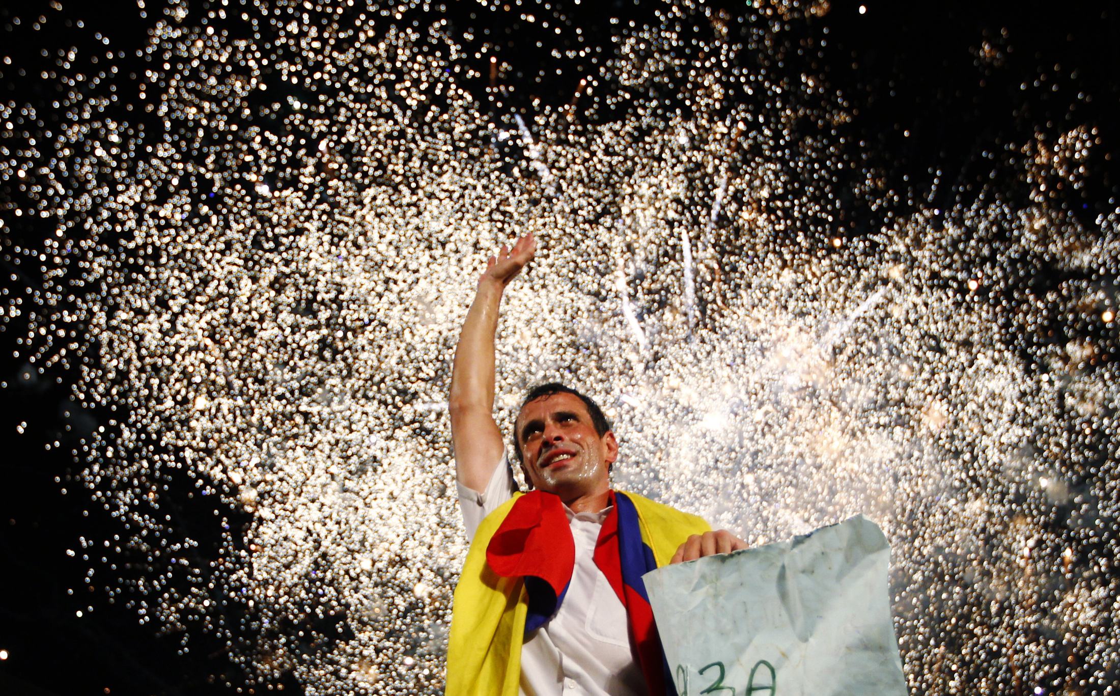 La FOTO: ¡Capriles explosivo!