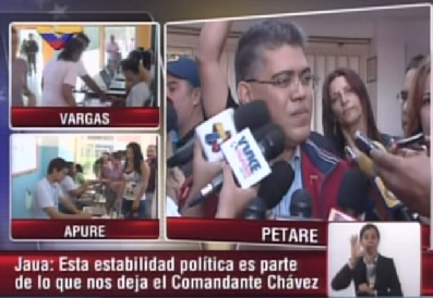 Jaua llamó a todo el pueblo venezolano a votar