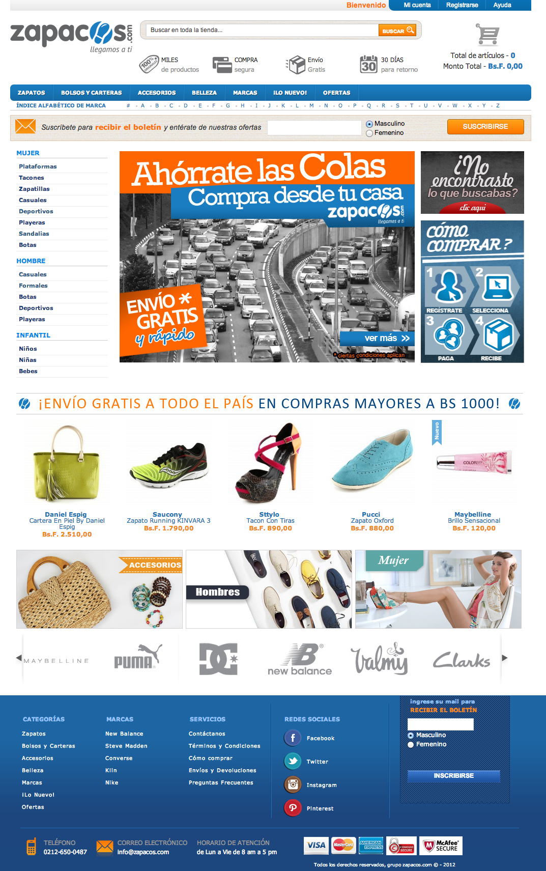 Zapacos.com, la nueva plataforma para la compra de moda y accesorios en línea