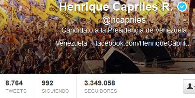 .@HCapriles: Si el Enchufado mayor chilla confirma lo que siempre hemos dicho, están destruyendo al país