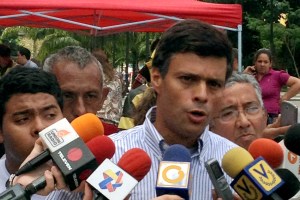 Leopoldo López: Maduro sabe que el agua le está llegando al cuello