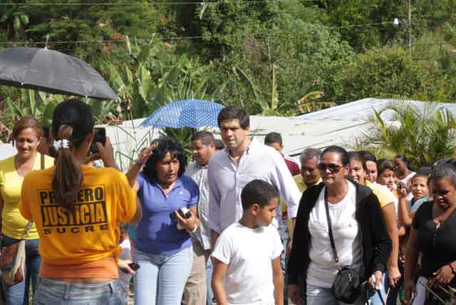 Ocariz promete reimpulsar la zona rural del municipio Sucre