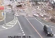 Impresionante nuevo video del tsunami japonés en cámara rápida