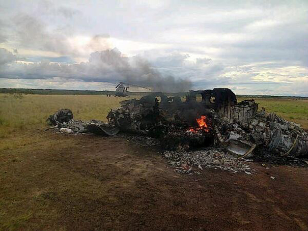 Fanb derribó otra aeronave en el Alto Apure (Fotos)