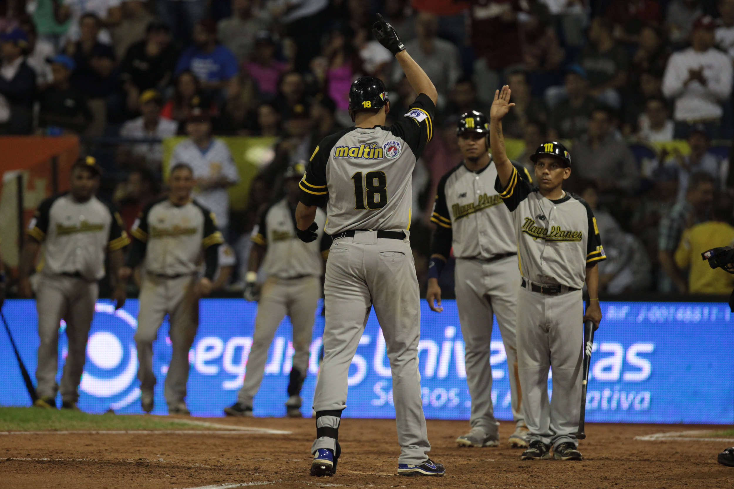 Magallanes se acerca a la cima tras vencer al Caracas (Fotos)