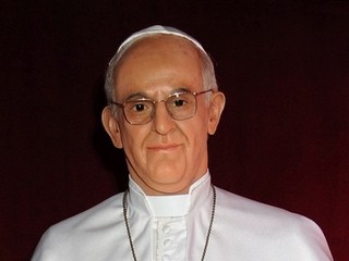 El papa Francisco, nueva figura en el Museo de Cera de Roma