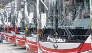 Suspendidas cinco rutas de Metrobús este #15M
