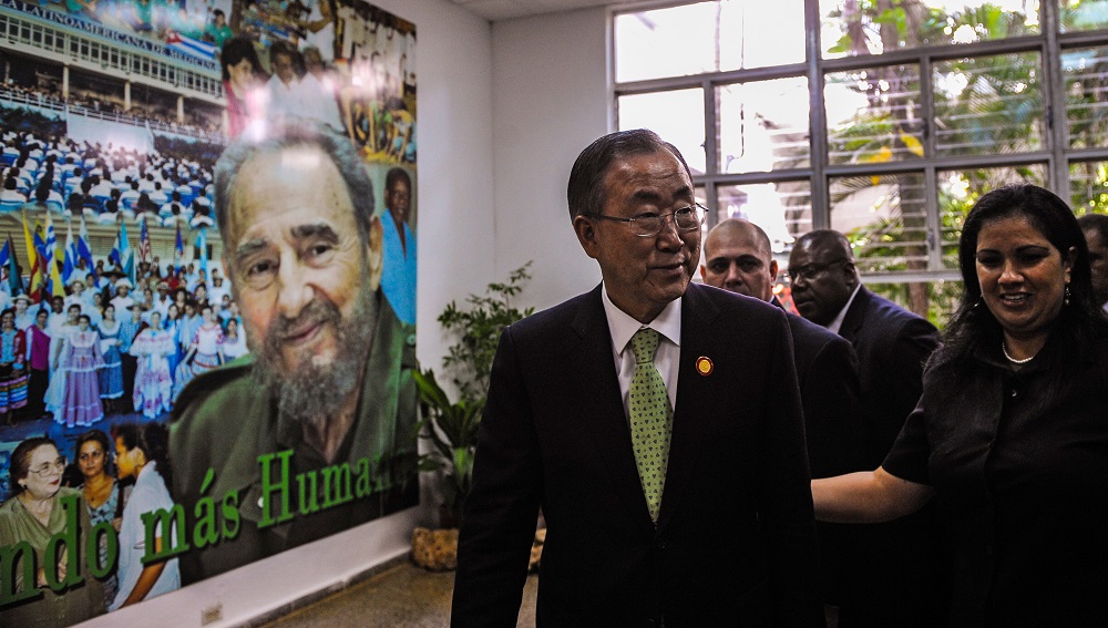 Ban Ki-moon pide a Cuba que ratifique pactos de derechos humanos