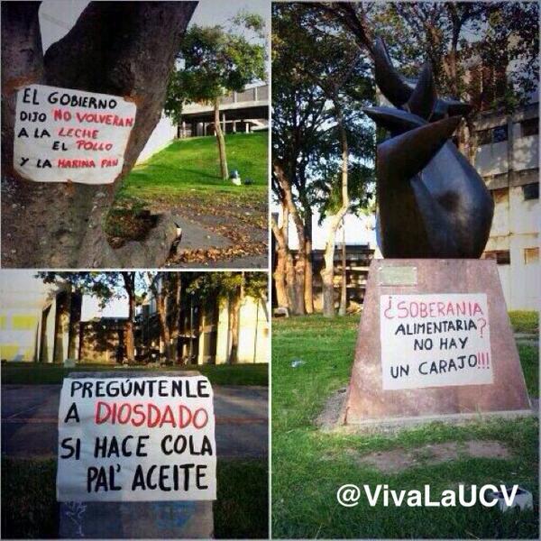 Mensaje para Diosdado en Tierra de Nadie de la UCV (Foto)