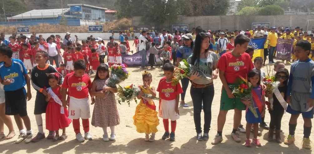 Maltín Polar inaugura la Liga Nacional de Fútbol Menor de Guarenas