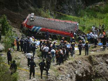 Al menos seis muertos en accidente de carretera en el sur de Guatemala