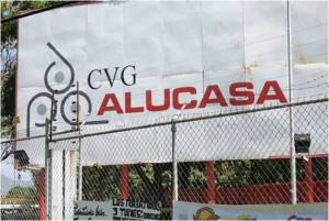 Trabajadores de Alucasa protestan por reducción de aluminio primario