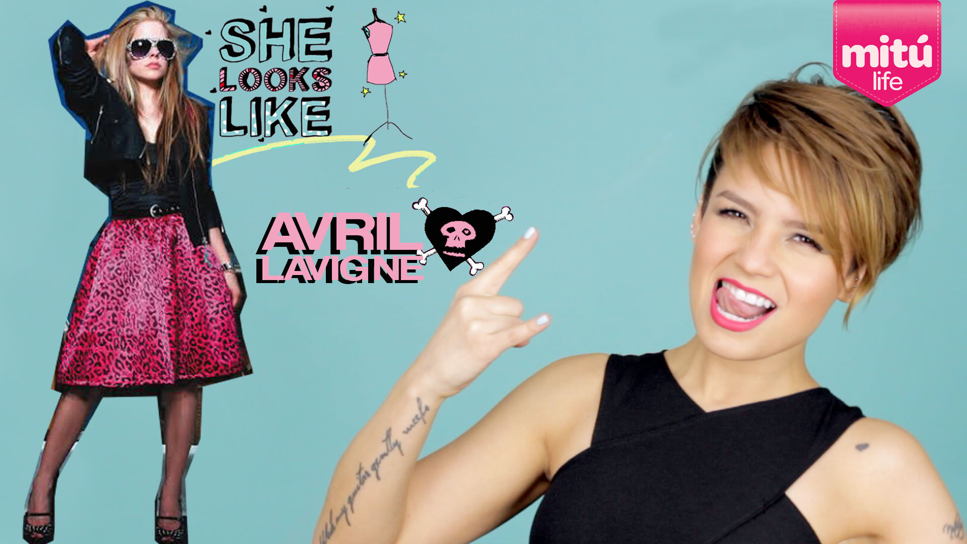 #SheLooksLike Cómo tener el look de @AvrilLavigne, por @MaiahOcando