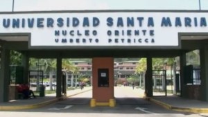 Estudiantes de la Universidad Santa María en el Oriente van a paro por inseguridad