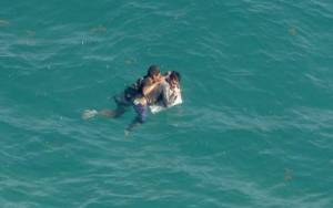 Dramático rescate de balseros cubanos frente a la costa de Miami
