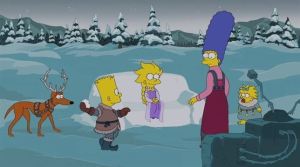 Los Simpson versionan “Frozen” para festejar la navidad (Video)