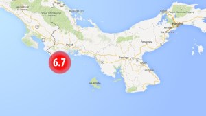Fuerte sismo en el Pacífico de Panamá