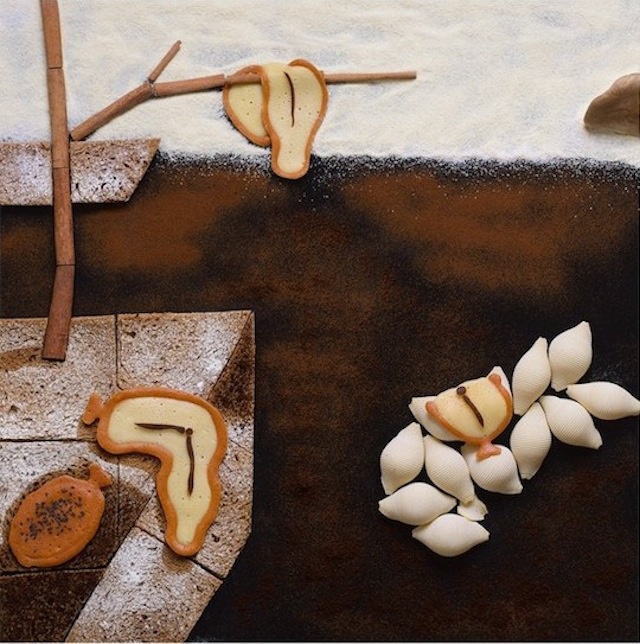 ¡Impresionante! artista recrea pinturas famosas con comida (Fotos)