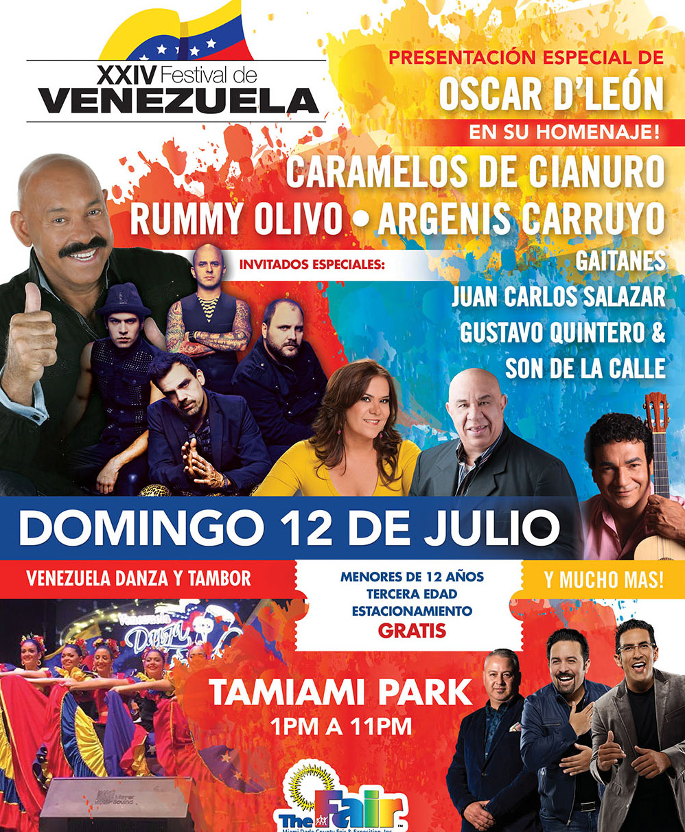 Tamiami Park presenta el Festival de Venezuela