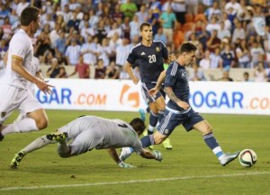 Argentina se divirtió al golear 7 por 0 a Bolivia en partido amistoso