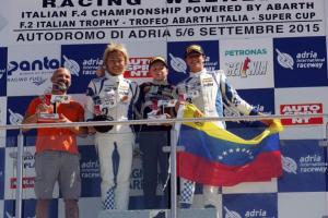Mauricio Baiz brilló con podio en Italia