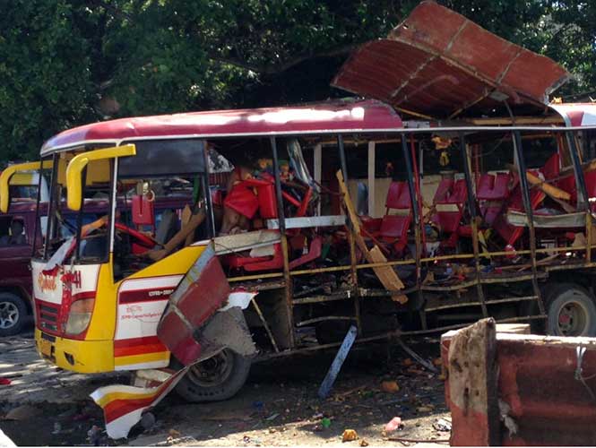 Un muerto y 30 heridos dejó explosión de bomba en Filipinas