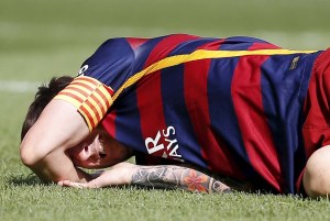 Messi estará de baja entre 7 y 8 semanas por lesión en la rodilla