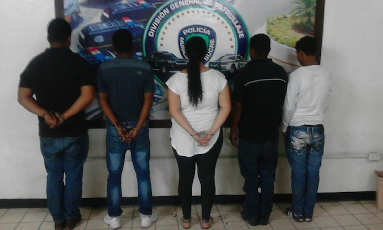 Polisucre capturó a cinco secuestradores en La Urbina