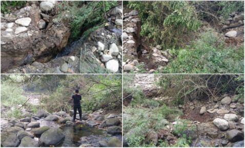 Un río desapareció de la noche a la mañana en México
