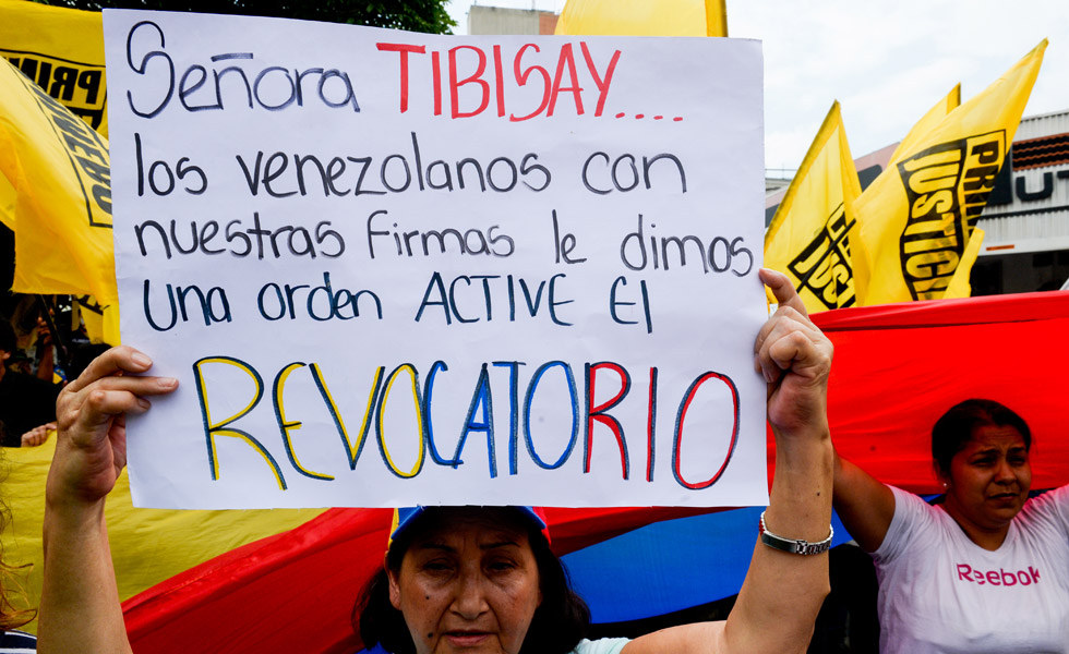 Venezuela posiciona la etiqueta #RevocatorioIndetenible