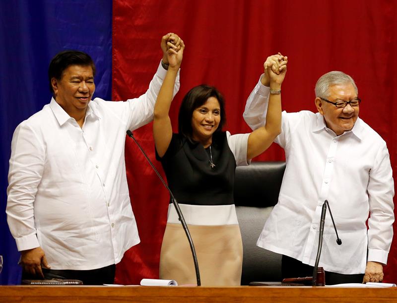 Presidente electo de Filipinas no asistió a su proclamación