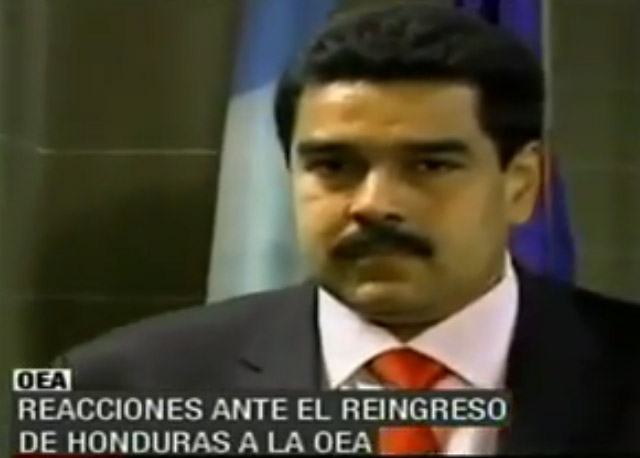 Retrovideo: Cuando Maduro aplaudía accionar de la OEA contra los regímenes antidemocráticos