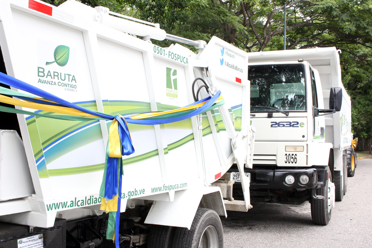 Blyde incorporó cuatro nuevos equipos para la recolección de desechos sólidos en Baruta