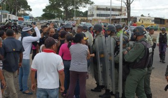 Protesta por comida dejó un detenido en El Tigre