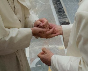 Francisco celebra el 65 aniversario de la ordenación de Benedicto XVI (fotos)