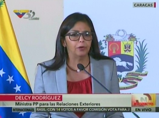 Delcy Rodríguez dice que la “triple alianza” hizo boicot para que Venezuela no asumiera la presidencia de Mercosur