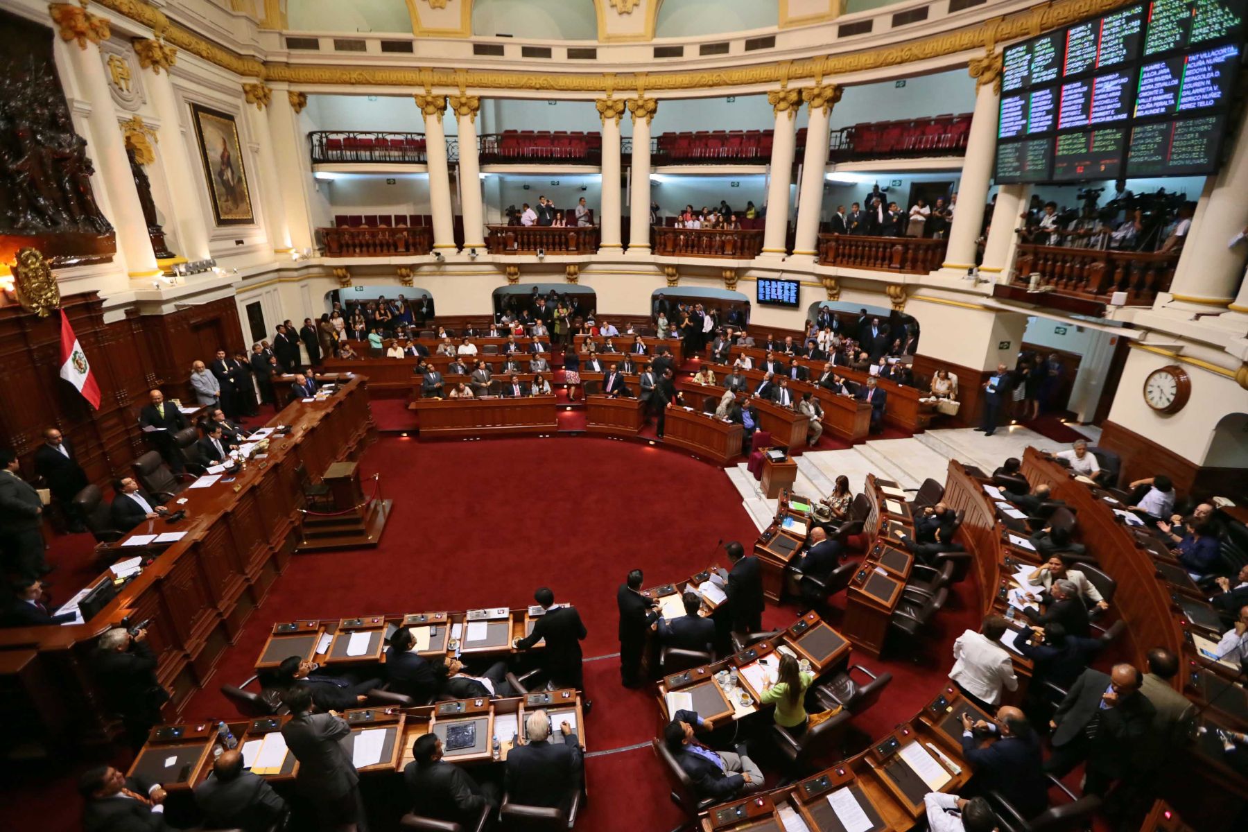 Congresistas peruanos presentan una moción sobre la situación en Venezuela