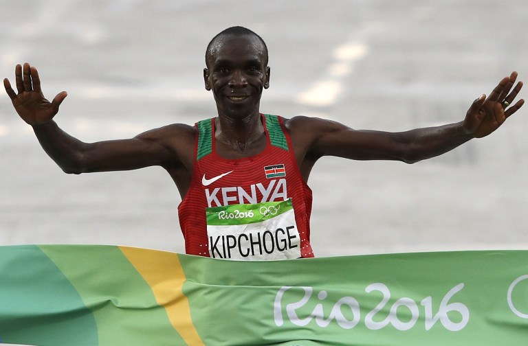 El keniano Kipchoge, rey del maratón en Rìo-2016