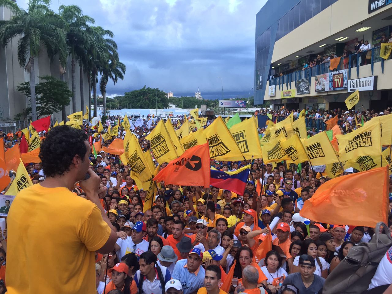 Richard Mardo: Aragua tomó Maracay de forma pacífica exigiendo el referendo revocatorio