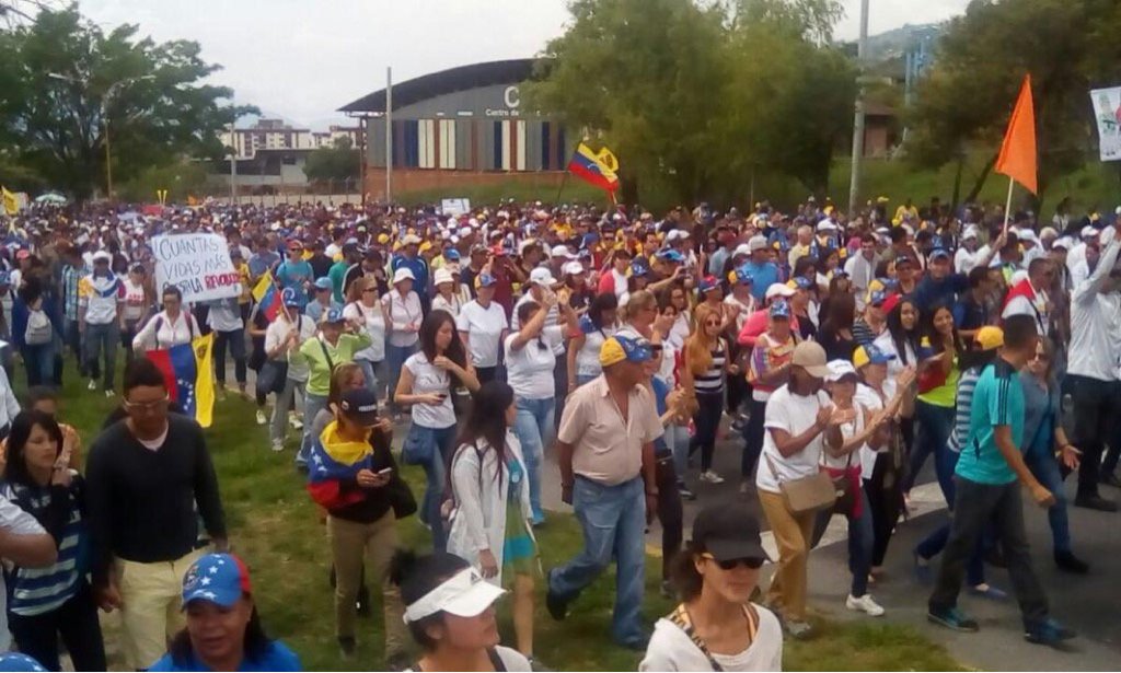 Mérida salió a las calles en la #TomaDeVenezuela