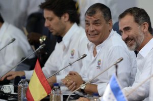Correa propuso en la Cumbre Iberoamericana la creación de un fondo para ayudar a Haití