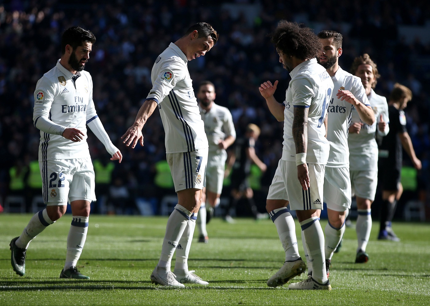 Real Madrid estableció nuevo récord al marcar en 45 partidos consecutivos
