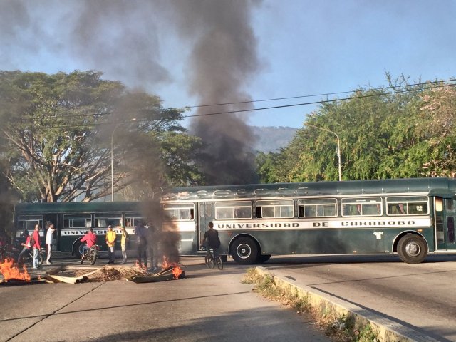 Protesta  Universidad de Carabobo