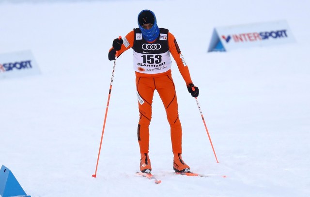 FIS Nordic Ski World Championships - Men's Cross Country - Qualification - Lahti, Finland - 23/2/17 - Adrian Solano of Venezuela competes. REUTERS/Kai Pfaffenbach