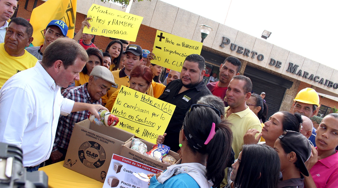 Guanipa: Venezolanos pagan 1000 dólares por productos del CLAP de mala calidad