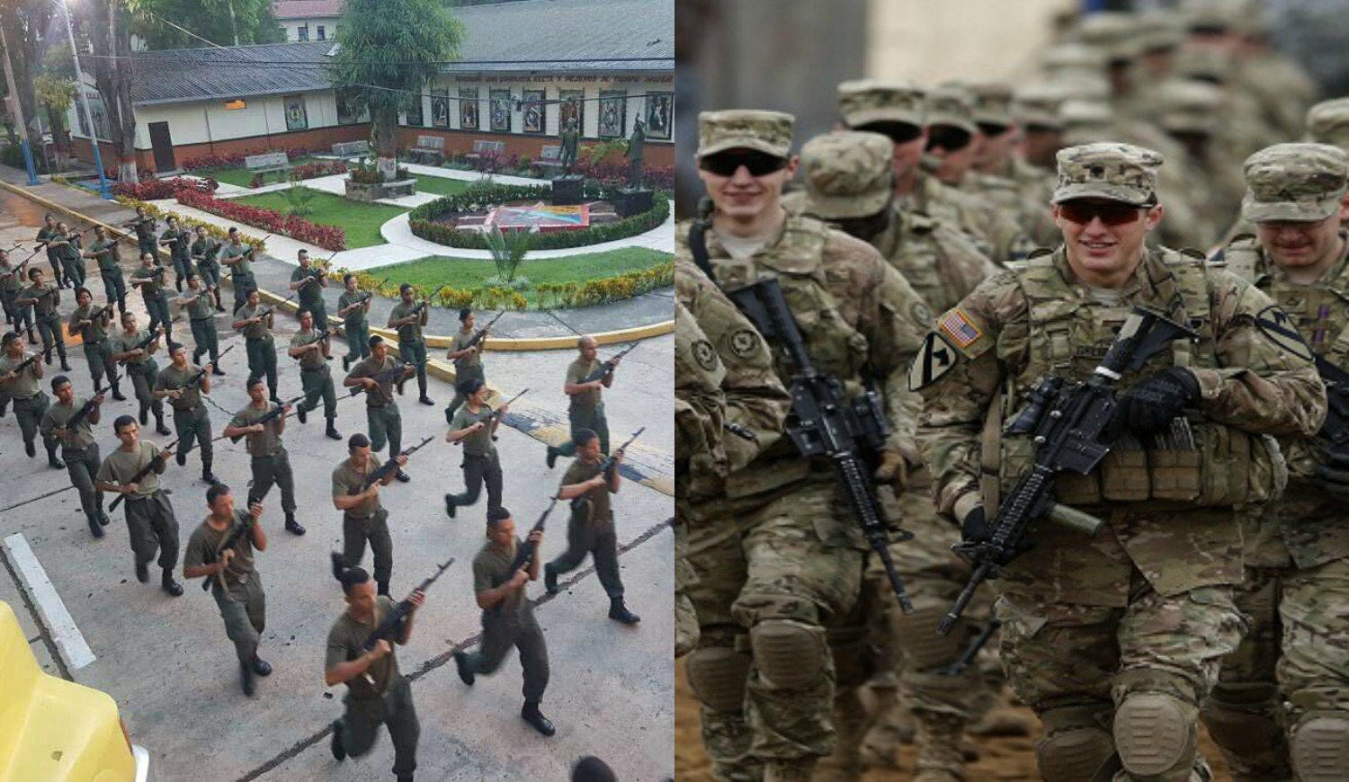 En imágenes Fanb vs. US Army… ¿Cuál ganará?