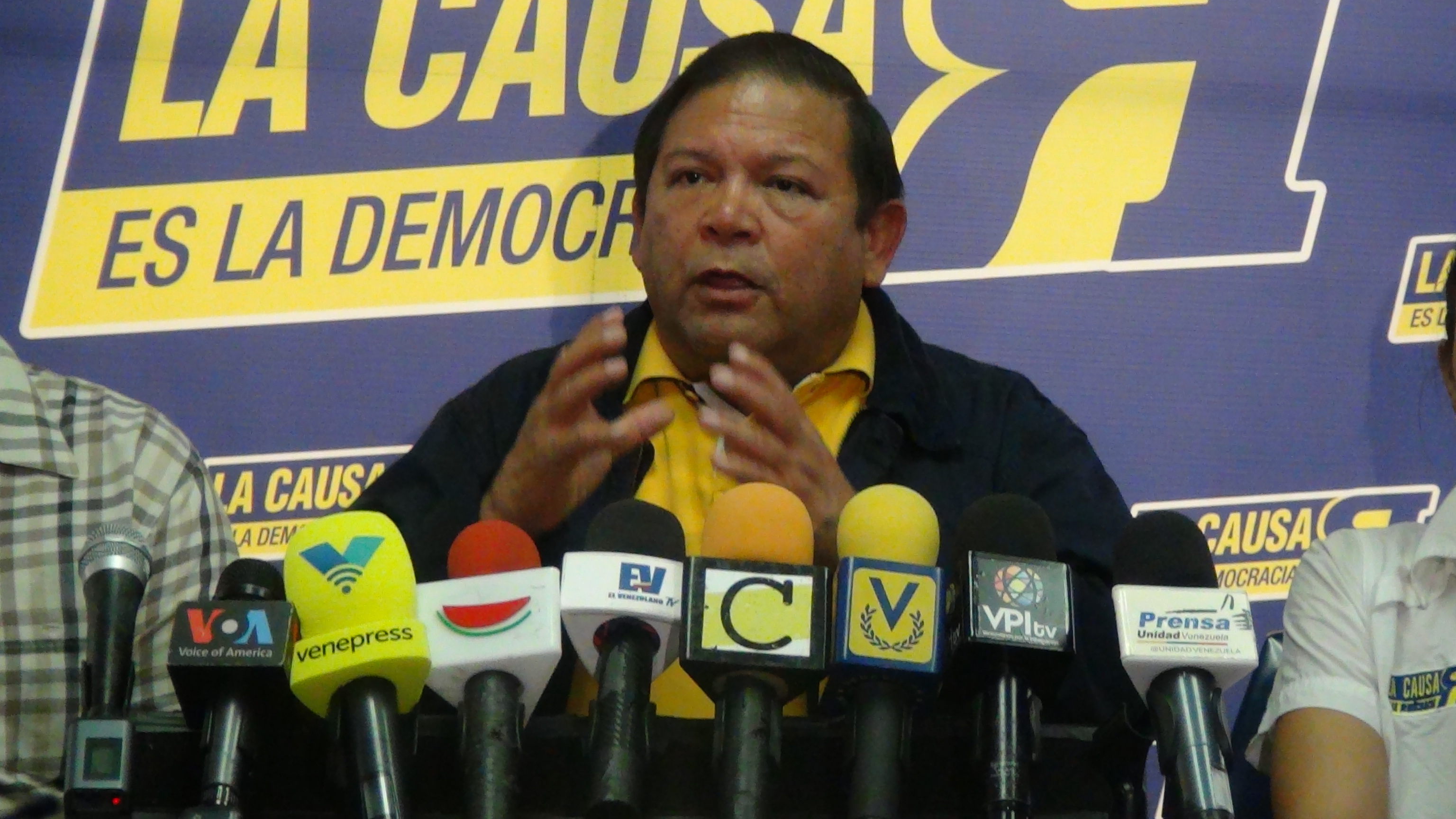 Andrés Velásquez convoca al pueblo a una “rebelión electoral”