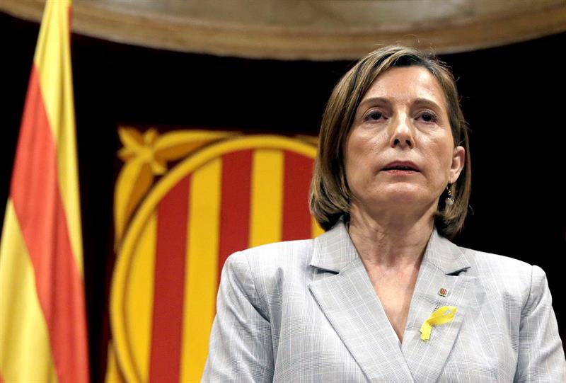 La presidenta del Parlamento regional catalán lo da por disuelto