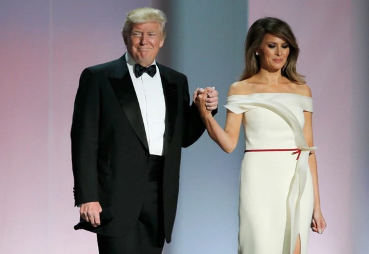 Melania Trump donará su vestido del primer baile presidencial